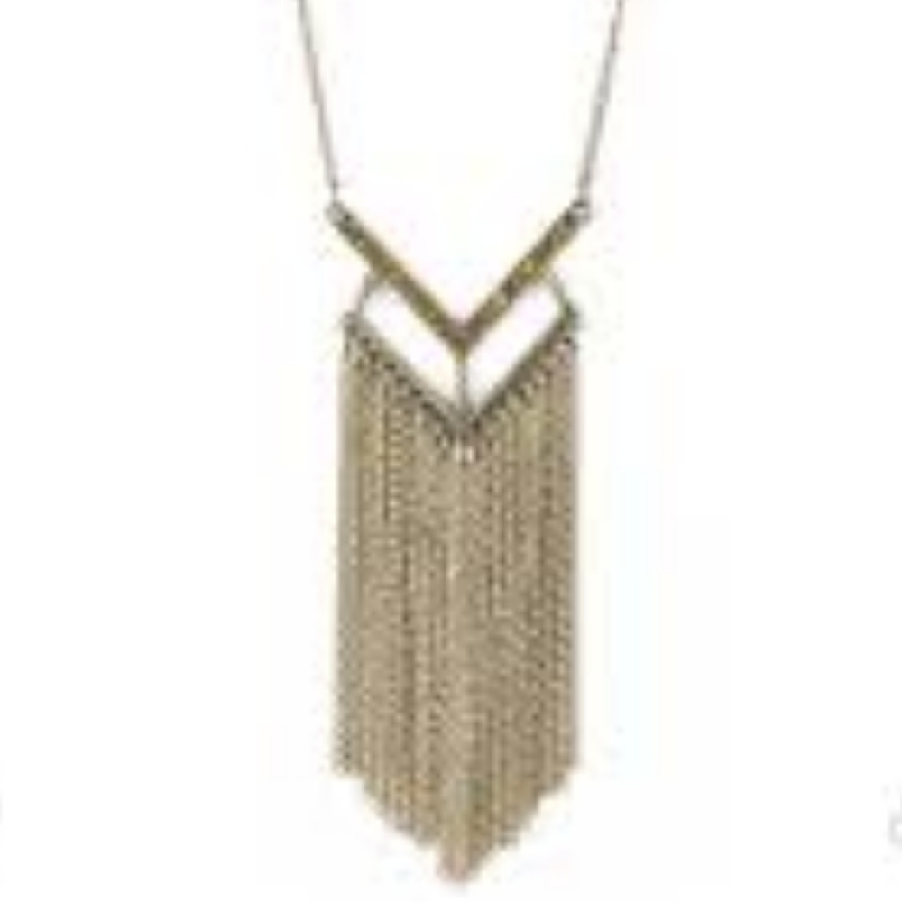 Alpha Glam Bronze Necklace and Earring Set